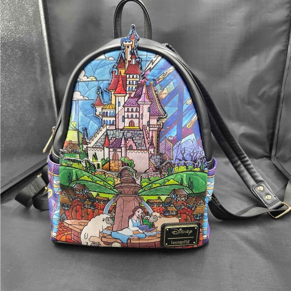 Loungefly Disney Castle Backpack with Multicolor Design